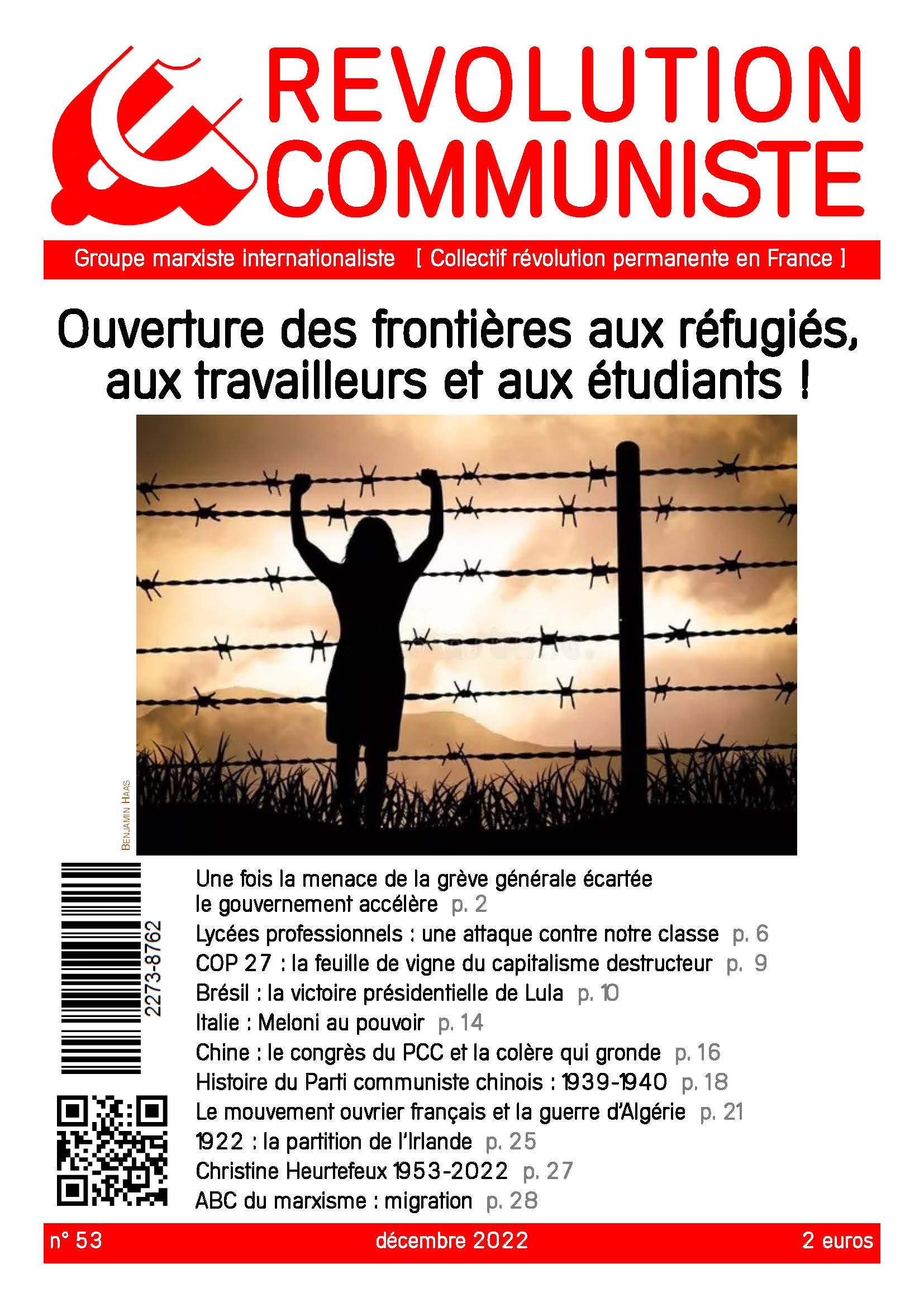 couverture Révolution communiste 53