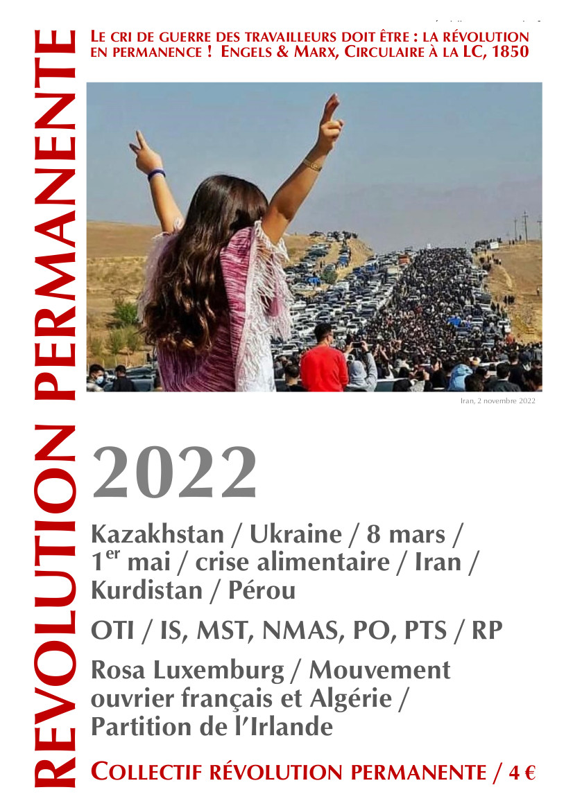 couverture Révolution permanente 20