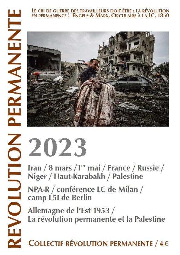 couverture Révolution permanente 2023